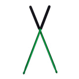 Max Maxb 1 Pair 5A Metal Drum Stick for Jazz Drum and Dumb Drum Pad Practicing Green