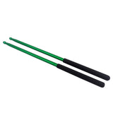 Max Maxb 1 Pair 5A Metal Drum Stick for Jazz Drum and Dumb Drum Pad Practicing Green