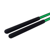 Max Maxb 1 Pair 5A Metal Drum Stick for Jazz Drum and Dumb Drum Pad Practicing Green