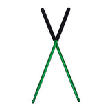 Max Maxb 1 Pair 5A Metal Drum Stick for Jazz Drum and Dumb Drum Pad Practicing Green