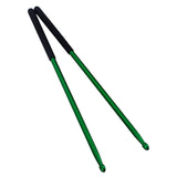 Max Maxb 1 Pair 5A Metal Drum Stick for Jazz Drum and Dumb Drum Pad Practicing Green
