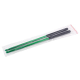 Max Maxb 1 Pair 5A Metal Drum Stick for Jazz Drum and Dumb Drum Pad Practicing Green