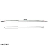 Max Maxb 1 Pair 5A Metal Drum Stick for Jazz Drum and Dumb Drum Pad Practicing Green