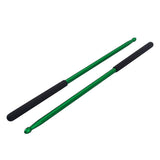 Max Maxb 1 Pair 5A Metal Drum Stick for Jazz Drum and Dumb Drum Pad Practicing Green