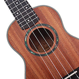 Max Maxb 21'' Ukelele Hawaiian Guitar Rosewood Fretboard Bridge 4 Strings Instrument