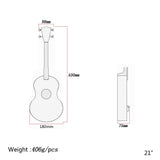 Max Maxb 21'' Ukelele Hawaiian Guitar Rosewood Fretboard Bridge 4 Strings Instrument
