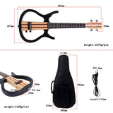 Max Maxb 26" Ukulele 4 Strings Acoustic Electric Ukulele Mini Guitar for Performance