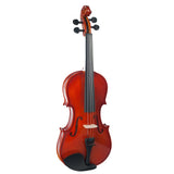 Max Acoustic Violin 1/4 Size Violin Fiddle with Bow Case Brown
