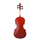 Max Acoustic Violin 1/4 Size Violin Fiddle with Bow Case Brown