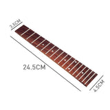 Maxbell Ukulele Fingerboard Fretboard for 23'' Tenor Ukulele