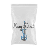 Maxbell 4String Silent Violin 4/4Solid Wood Electric Violin Fiddle Outfit Blue Color