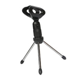 Maxbell Adjustable Microphone Tripod Stand Holder with Clip for 28-30mm Microphone