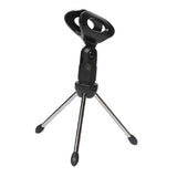 Maxbell Adjustable Microphone Tripod Stand Holder with Clip for 28-30mm Microphone