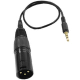 Maxbell 3.5mm Male to XLR Female Stereo Mic Cable Mixer Speaker 35mm