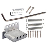 Maxbell 4-String Locking Roller Saddle Bridge Set For Electric Guitar Bass