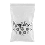 Max Maxb 18Pcs/set Bass Drum Knob Screws Spacer Mat Percussion Accessories Parts