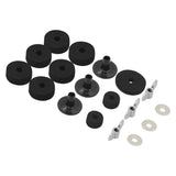 Max Maxb 18Pcs/set Bass Drum Knob Screws Spacer Mat Percussion Accessories Parts