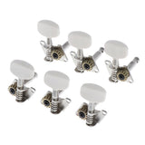 Max Maxb Tuning Pegs Tuners Plastic Machine Heads for Acoustic Folk Guitar 6Pcs