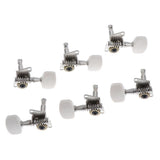 Max Maxb Tuning Pegs Tuners Plastic Machine Heads for Acoustic Folk Guitar 6Pcs