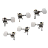 Max Maxb Tuning Pegs Tuners Plastic Machine Heads for Acoustic Folk Guitar 6Pcs