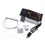 Max Acoustic Guitar EQ-7545R 4 Band Preamp Amplifier Pickup with Battery Box