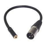 Maxbell RCA/XLR Female to XLR Male XLR Headphone Cable Adapter Audio Line 30cm A