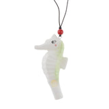 Max Cartoon Whistle Kids Toy Present Ceramic Necklace Pendant Green Sea horse
