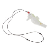 Max Cartoon Whistle Kids Toy Present Ceramic Necklace Pendant Green Sea horse