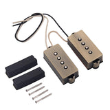 Max Green Bronze Vintage Style Alnico V 4 String P Bass Pickups