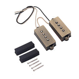 Max Green Bronze Vintage Style Alnico V 4 String P Bass Pickups