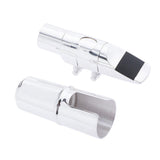 Max Professional Soprano Saxophone Sax Mouthpiece Silver