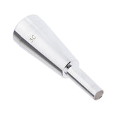 Max Heavy 3C Rich Tone Bullet Shape Trumpet Mouthpiece Accs Copper Alloy Silver