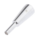 Max Heavy 3C Rich Tone Bullet Shape Trumpet Mouthpiece Accs Copper Alloy Silver