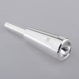 Max Heavy 3C Rich Tone Bullet Shape Trumpet Mouthpiece Accs Copper Alloy Silver