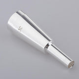 Max Heavy 3C Rich Tone Bullet Shape Trumpet Mouthpiece Accs Copper Alloy Silver