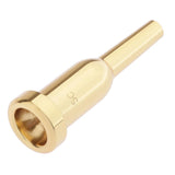 Max 5C Mouthpiece for Bb Trumpet Brass Gold Plated Multi-Purpose Nozzle