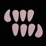 Maxbell 8pcs Plastic Guzheng Finger Picks Nails Set for Kids Children Pink M