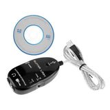 Maxbell Guitar to USB Interface Link Cable Audio Adapter for PC/MAC Recording Black
