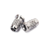 Max 6pcs Silver Guitar Mounting Ferrules Metal Bushings Bass Guitar Accessory