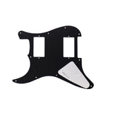 Max Maxb 3Ply 11 Hole Guitar Pick Guard Scratch Plate DIY Replacements Parts Black