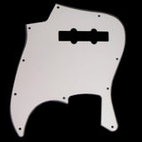 Max Maxb 3Ply Jazz Bass Pick Guard Scratch Plate 10 Hole Replacements Parts White