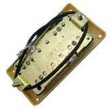 Max Maxb Electric Guitar Neck Bridge Pickups Humbucker Double Coil Silver with Frame