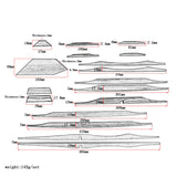 Max 17pcs Spruce Brace Wood Kit for 41''Acoustic/Folk Guitar Luthier DIY Part #1