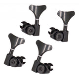 Max 2L2R Electric Bass Tuning Pegs Tuners Machine Heads Black
