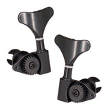 Max 2L2R Electric Bass Tuning Pegs Tuners Machine Heads Black