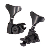 Max 2L2R Electric Bass Tuning Pegs Tuners Machine Heads Black