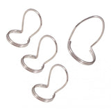 Max 4x Metal Finger Picks Plectrum Thumb Pick fo Ukulele Bass Guitar Silver