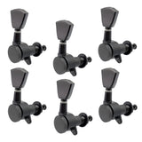 Max 6R Electric Folk Guitar Tuning Pegs Machine Heads Parts Accessory Black