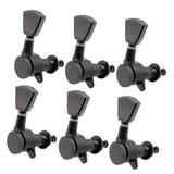 Max 6R Electric Folk Guitar Tuning Pegs Machine Heads Parts Accessory Black