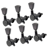 Max 6R Electric Folk Guitar Tuning Pegs Machine Heads Parts Accessory Black